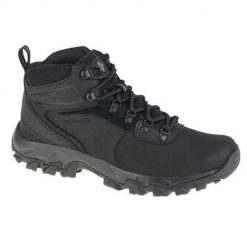 Buty trekkingowe męskie Columbia Newton Ridge Plus II. Brązowe buty zimowe męskie Columbia, bez wzorów, z gumy, bez obcasa, bez zapięcia. Za 443.99 zł.