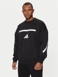 Adidas Bluza Z.N.E. JD5982 Czarny Loose Fit. Czarne bluzy męskie Adidas, m, bez wzorów, z bawełny, bez ramiączek, bez kaptura. W wyprzedaży za 249.99 zł.