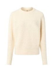 Soyaconcept® sweter z dzianiny z wełną - Venche Kobiety Sztuczne włókno beżowy, L. Brązowe swetry nierozpinane damskie l, bez wzorów, z dzianiny, bez kołnierzyka, bez ramiączek. Za 179.95 zł.
