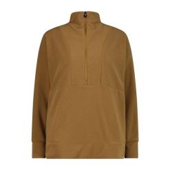 Bluza damska CMP. Brązowe bluzy damskie CMP, bez wzorów, bez ramiączek, bez kaptura. Za 323.50 zł.