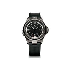 PROMOCJA ZEGAREK VICTORINOX SWISS ARMY 241596. Czarne zegarki męskie VICTORINOX, bez wzorów, z kauczuku. W wyprzedaży za 1,730.00 zł.