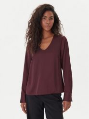 ONLY Bluzka Mika 15361191 Fioletowy Regular Fit. Fioletowe bluzki damskie ONLY, s, bez wzorów, z syntetyku, bez kołnierzyka, bez ramiączek. Za 149.99 zł.