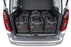 Torby Do Bagażnika Opel Combo 2018-2022 6Szt Kjust. Czarne torby podróżne damskie KJUST, bez wzorów, z kauczuku. Za 1,723.00 zł.