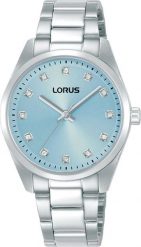 Zegarek damski Lorus RG323XX9 CYRKONIE srebrny. Szare zegarki damskie Lorus, srebrne. Za 452.36 zł.