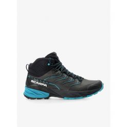Buty turystyczne męskie Scarpa Rush 2 Mid GTX. Szare buty zimowe męskie Scarpa, bez wzorów, bez obcasa, bez zapięcia. Za 639.99 zł.