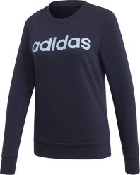 Adidas Bluza damska adidas W Essentials Linear Sweat granatowa EI0678 2XS. Bluzy damskie Adidas, xs, bez wzorów, bez ramiączek, bez kaptura. Za 133.65 zł.
