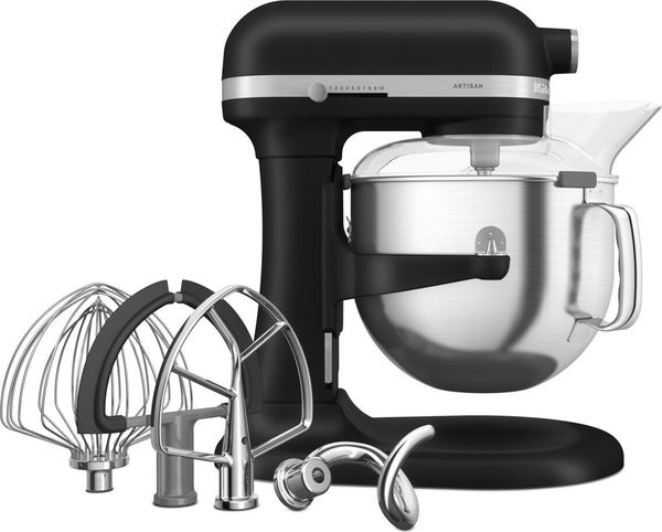 Mikser Artisan 70 6,6 l czarny mat. Czarne miksery KITCHENAID. Za 4,799.00 zł.