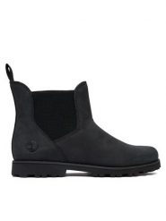 Timberland Sztyblety Asphalt Trail Chls TB0A27MD0151 Czarny. Czarne botki damskie Timberland, bez wzorów, z nubiku, bez obcasa, na płaskiej podeszwie, bez zapięcia. Za 319.99 zł.