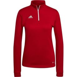 Adidas Bluza damska adidas Entrada 22 Top Training czerwona H57551 2XS. Czerwone bluzy damskie Adidas, xs, bez wzorów, bez ramiączek, bez kaptura. Za 138.68 zł.