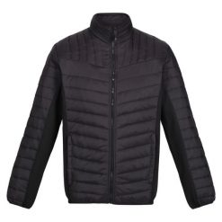 Męska Kurtka Hybrydowa Tourer. Czarne kurtki męskie Regatta, m, bez wzorów, z puchu, sportowe, bez kaptura. Za 259.99 zł.