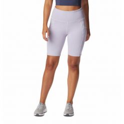 Krótkie Legginsy Turystyczne Damskie Columbia Windgates 1/2 Tight. Fioletowe legginsy damskie Columbia, bez wzorów. Za 117.99 zł.