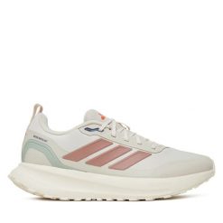 Buty do biegania adidas. Brązowe obuwie sportowe damskie Adidas, bez wzorów, bez zapięcia, do biegania. Za 259.99 zł.