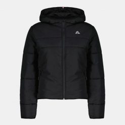 Damska kurtka z kapturem Le Coq Sportif Essentiels Light N°1. Czarne kurtki sportowe damskie le coq sportif, m, bez wzorów, z materiału, bez ramiączek, z kapturem. Za 541.50 zł.