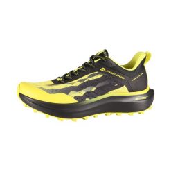Buty sportowe do biegania unisex Alpine Pro Crewe. Żółte buty sportowe męskie Alpine Pro, bez wzorów, bez zapięcia, do biegania. Za 449.00 zł.