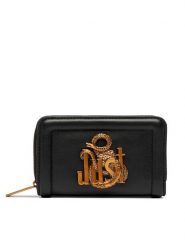 Just Cavalli Portfel 81RA5PN4 ZS749 Czarny. Czarne portfele damskie Just Cavalli, ze skóry. Za 439.99 zł.