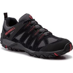 Trekkingi MERRELL - Accentor 2 Vent J48517 Black. Czarne trekkingi męskie Merrell, z materiału, bez zapięcia. W wyprzedaży za 239.00 zł.