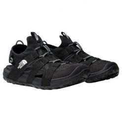 Sandały turystyczne męskie The North Face M Explore Camp Sandal. Czarne buty zimowe męskie The North Face, bez wzorów, bez obcasa, bez zapięcia. Za 439.00 zł.