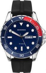 Zegarek Sekonda Zegarek męski Sekonda 1580 czarny. Czarne zegarki męskie Sekonda, bez wzorów. Za 208.00 zł.