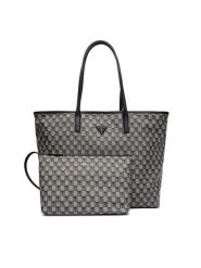 Guess Torebka G Wave II HWJT86 81290 Czarny. Czarne shopperki damskie Guess, z aplikacjami, ze skóry, bez dodatków. Za 519.99 zł.