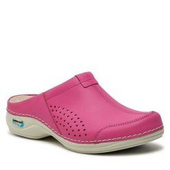 Klapki Nursing Care. Czerwone klapki damskie Nursing Care, bez wzorów, bez obcasa, bez zapięcia. Za 399.99 zł.