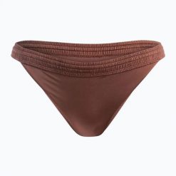 Dół od stroju kąpielowego ROXY Silky Island Bikini. Brązowe stroje kąpielowe damskie Roxy, s, bez wzorów, z elastanu. Za 94.99 zł.