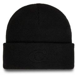 Czapka Coach. Czarne czapki damskie Coach, na zimę, bez wzorów. Za 249.99 zł.