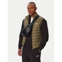 Nerka EA7 Emporio Armani. Czarne saszetki i nerki męskie EA7 Emporio Armani, bez wzorów. Za 284.99 zł.
