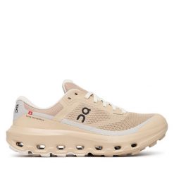 Buty do biegania On. Brązowe obuwie sportowe damskie On, bez wzorów, bez zapięcia, do biegania. Za 854.99 zł.
