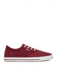 Quiksilver Tenisówki CEO-DAYTON-01 Bordowy. Czerwone trampki męskie Quiksilver, bez wzorów, ze skóry, bez zapięcia. Za 179.99 zł.