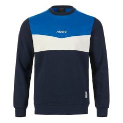 Bluza Musto 64. Niebieskie bluzy męskie Musto, s, bez wzorów, sportowe, bez ramiączek, bez kaptura. Za 382.00 zł.