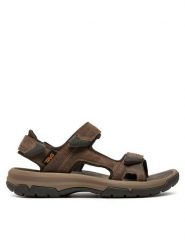 Teva Sandały Langdon Sandal 1015149 Brązowy. Brązowe sandały męskie Teva, bez wzorów, z nubiku, bez zapięcia. Za 469.99 zł.