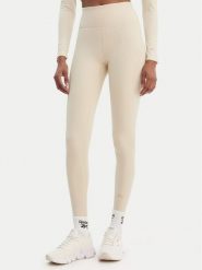 Reebok Legginsy Reebok x Ewa Chodakowska Zuzka RK25619CCW Beżowy Slim Fit. Brązowe legginsy damskie Reebok, xs, bez wzorów, z syntetyku, na fitness i siłownię. Za 199.99 zł.