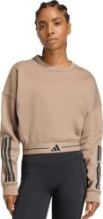 Bluza damska adidas Hyperglam beżowa KQ5197 L. Brązowe bluzy damskie Adidas, l, bez wzorów, bez ramiączek, bez kaptura. Za 258.11 zł.