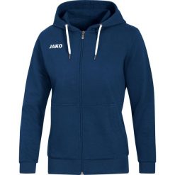 Kurtka Jako femme à capuche Base. Niebieskie kurtki sportowe damskie Jako, m, bez wzorów, z bawełny, bez ramiączek, z kapturem, trekkingowe. Za 386.50 zł.