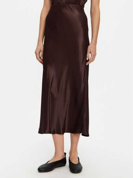 2NDDAY Spódnica midi Clea 2252153287 Brązowy Regular Fit. Brązowe spódnice damskie 2NDDAY, bez wzorów, z wiskozy, midi. Za 359.99 zł.