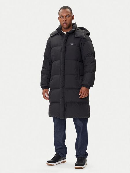 Armani Exchange Kurtka puchowa XM001846 AF16340 UC001 Czarny Regular Fit. Czarne kurtki męskie Armani Exchange, m, bez wzorów, z puchu, bez kaptura. Za 1,259.00 zł.