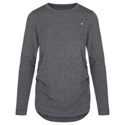 T-shirt damski Loap Baxana czarny. Czarne t-shirty damskie Scarpa, bez wzorów, z materiału, sportowe, bez kołnierzyka, bez ramiączek. Za 100.90 zł.