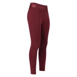 Damskie legginsy jeździeckie z pełną przyczepnością Euro-Star Ares. Brązowe legginsy damskie EURO-STAR, z aplikacjami, z materiału. Za 440.50 zł.