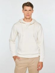 Bluza męska z kapturem perłowa bazyler 103. Białe bluzy męskie BIG STAR, l, bez wzorów, z bawełny, bez ramiączek, z kapturem. Za 249.99 zł.