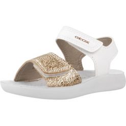 Sandały Geox Model B Sandal Lightfloppy Kolor Biały. Białe sandały damskie Geox, bez wzorów, z tkaniny, bez obcasa, bez zapięcia. Za 203.00 zł.