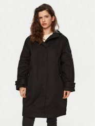 Hunter Parka Hanley HARW0015242 Czarny Regular Fit. Czarne parki damskie Hunter, m, bez wzorów, z bawełny, bez kaptura. Za 869.99 zł.