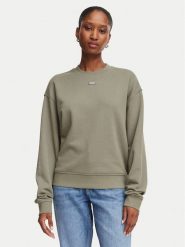 HUGO Bluza Delessa 50534344 Zielony Regular Fit. Zielone bluzy damskie Hugo, xxl, bez wzorów, z bawełny, bez ramiączek, bez kaptura. Za 399.99 zł.