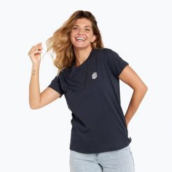 Koszulka damska Rip Curl Re-Entry Crew. Niebieskie bluzki damskie RIPCURL, m, bez wzorów, sportowe, bez kołnierzyka, bez ramiączek. Za 83.99 zł.