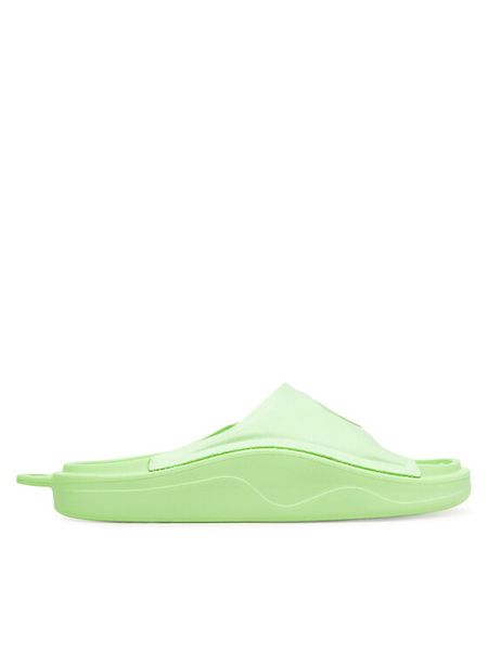 Adidas by Stella McCartney Klapki Slide JI1217 Żółty. Żółte klapki damskie adidas by Stella McCartney, bez wzorów, z materiału, sportowe, bez obcasa, bez zapięcia. Za 249.99 zł.