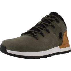Buty TIMBERLAND SPRINT TREKKER MID LAC Zielony. Zielone obuwie trekkingowe damskie Timberland, ze skóry, bez zapięcia. Za 561.99 zł.