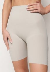 Jasnoszare Elastyczne Modelujące Majtki Push-Up z Wysokim Stanem Esubia. Szare majtki damskie Born2be. Za 19.99 zł.