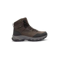 Buty trekkingowe Trespass Stride. Brązowe trekkingi męskie Trespass, z gumy, bez zapięcia. Za 572.99 zł.