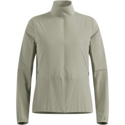 Kurtka hybrydowa Odlo Jacket ESSENTIAL INSULATOR HYBRID. Szare kurtki sportowe damskie ODLO, bez wzorów, bez ramiączek, bez kaptura, do biegania. Za 589.99 zł.