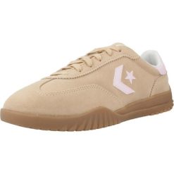 Buty CONVERSE RUN STAR TRAINER OX Jasnobrązowy. Brązowe obuwie sportowe damskie Converse, bez wzorów, ze skóry, bez zapięcia. Za 388.99 zł.