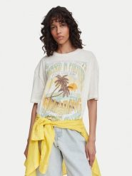 Billabong T-Shirt Sunset Mindset EBJZT00462 Kremowy Regular Fit. Białe t-shirty damskie Billabong, s, bez wzorów, z bawełny, bez kołnierzyka, bez ramiączek. Za 159.99 zł.